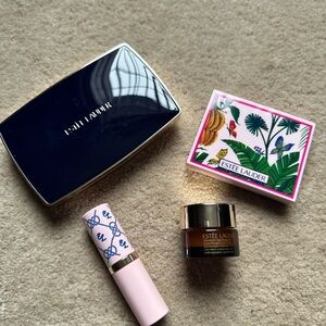 Estee Lauder Black and Pink Blush Set 4